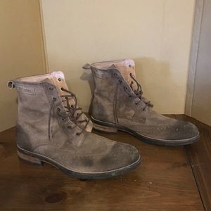 Ecco suede lace up boots men’s EU45